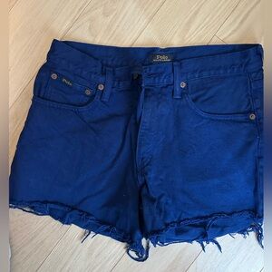 Polo by Ralph Lauren Women's Dark Blue Jean Shorts